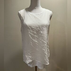 Elegant White Sleeveless Tank Top